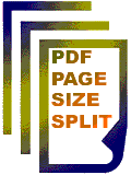 PDF Page Size Split screenshot